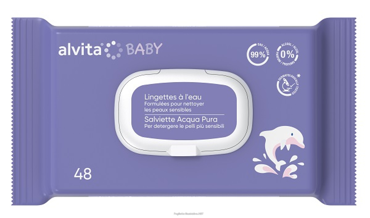 Cerca Offerte di alvita baby salviette acqua pura per la detersione di pelli sensibili e delicate 48 pezzi e acquista online