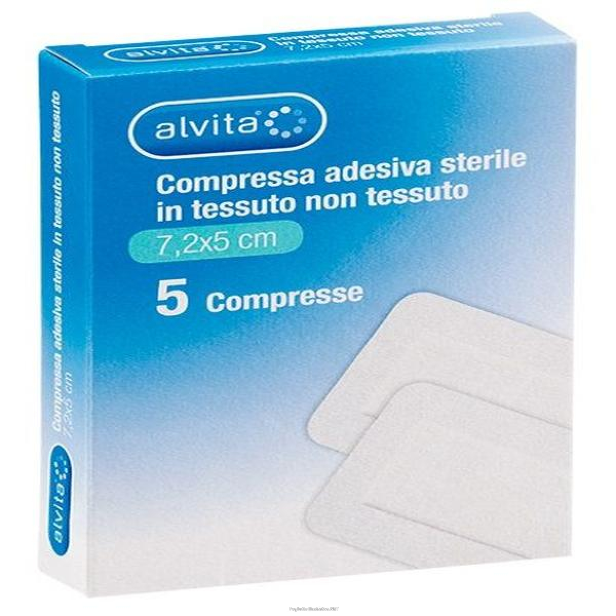 Cerca Offerte di alvita garza adesiva tnt 7,2x5 cm 5 pezzi - patch adesivi per piccole ferite e acquista online