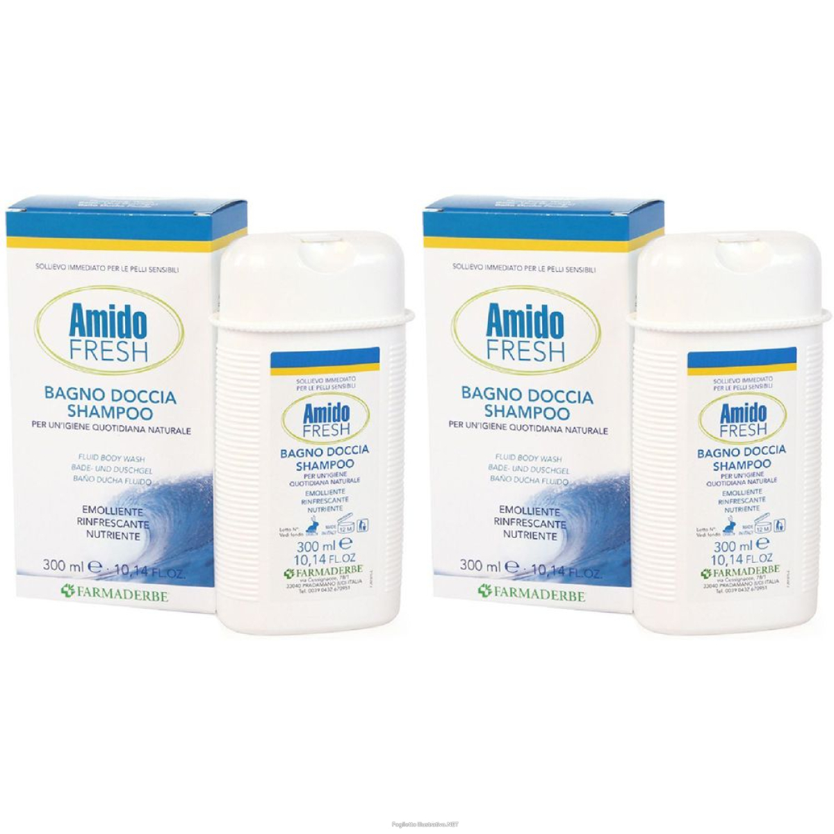 Cerca Offerte di amido fresh bagno doccia shampoo 300 ml set da 2 2x300 ml gel doccia e acquista online