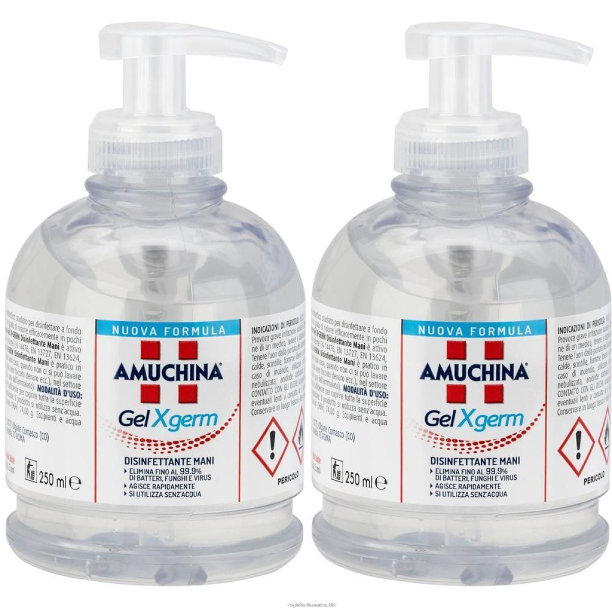 Cerca Offerte di amuchina gel x-germ disinfettante mani 250ml 2x250 ml e acquista online