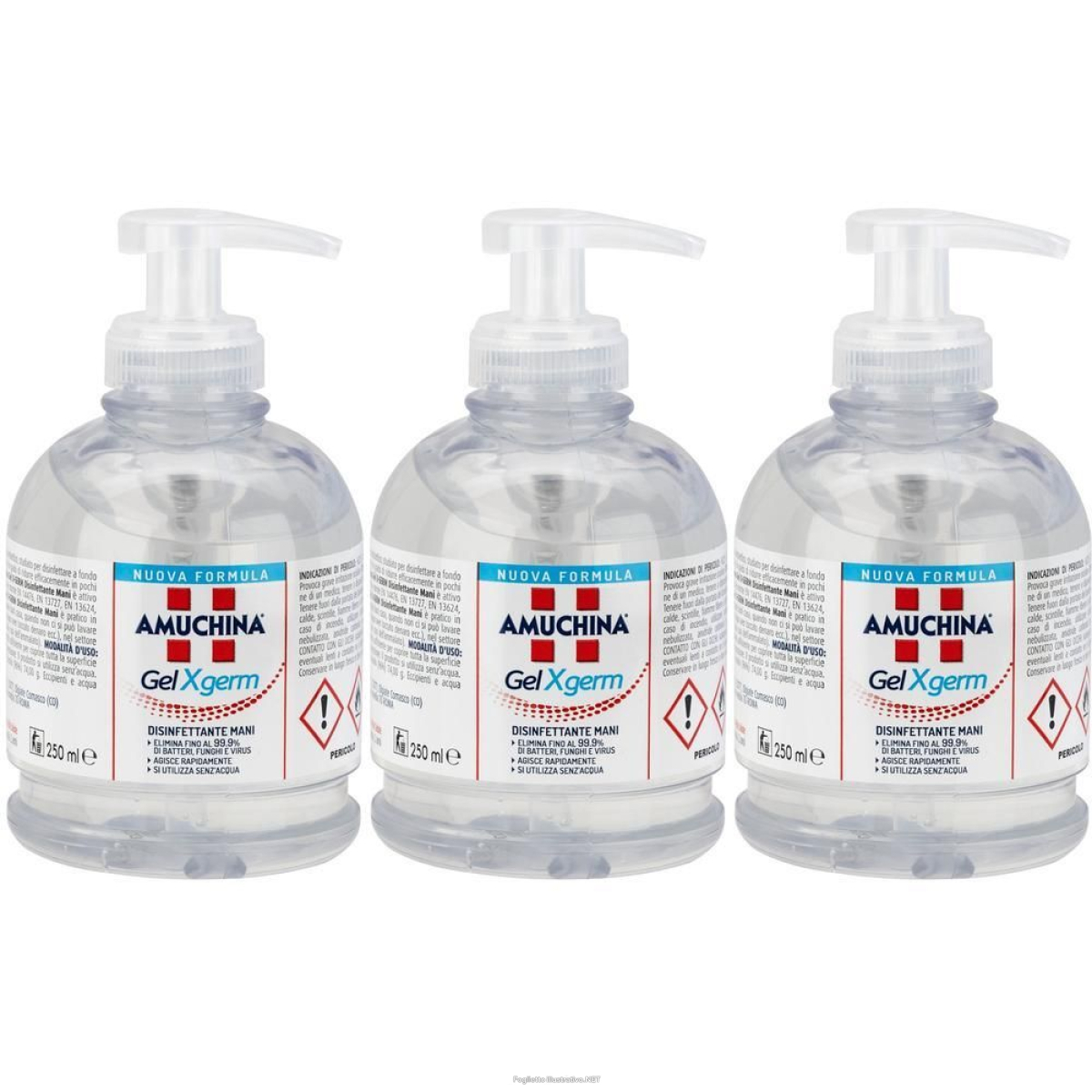 Cerca Offerte di amuchina gel x-germ disinfettante mani 250ml 3x250 ml e acquista online