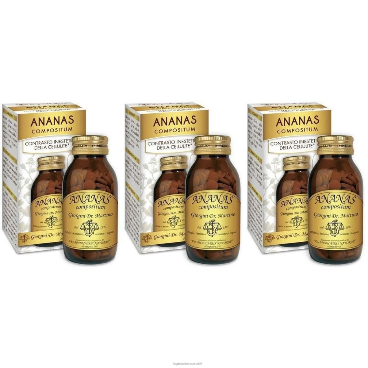 Cerca Offerte di ananas compositum 180 pastiglie 3x180 pz e acquista online