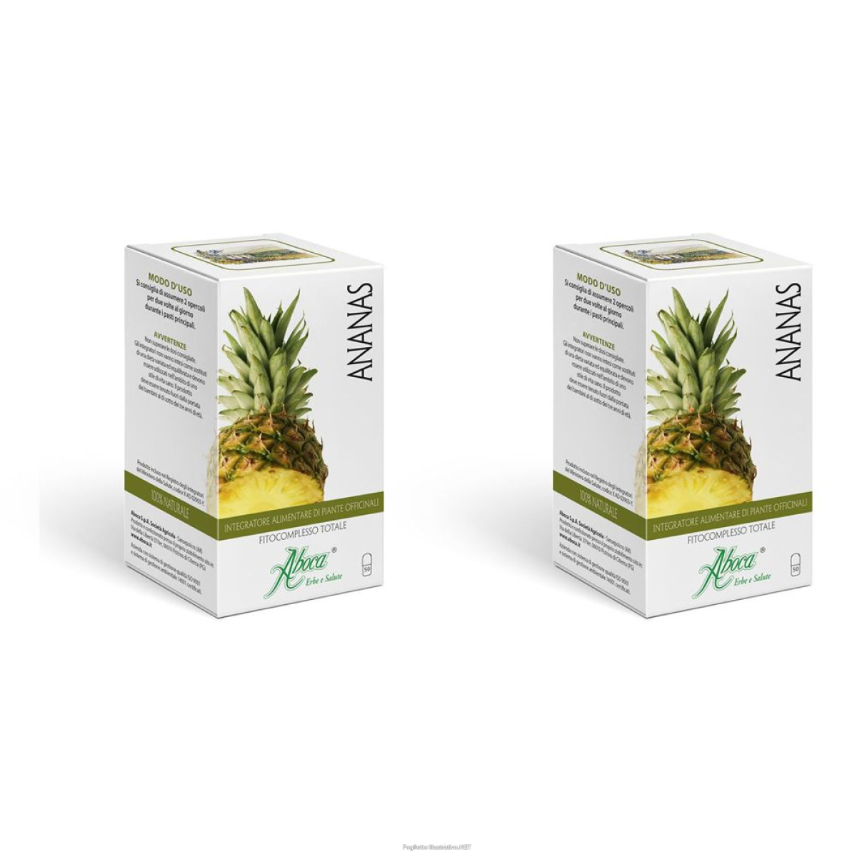 Cerca Offerte di ananas fitocomplesso totale set da 2 2x50 pz compresse e acquista online