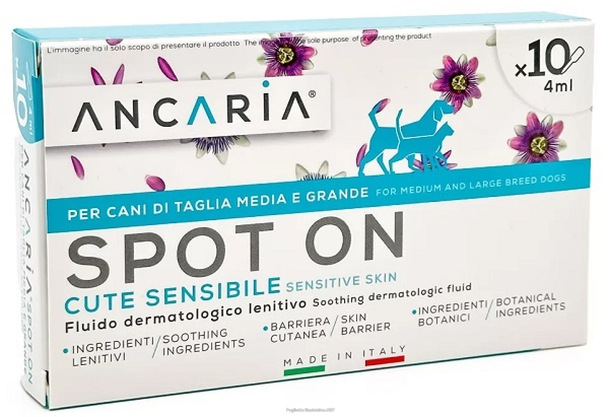 Cerca Offerte di ancaria spot-on cani taglia medio grande 10 pipette x 4ml e acquista online