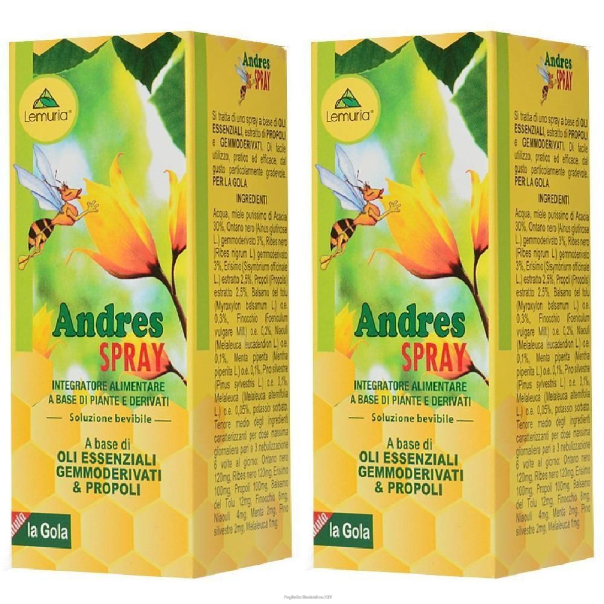Cerca Offerte di andres spray 2x30 ml e acquista online