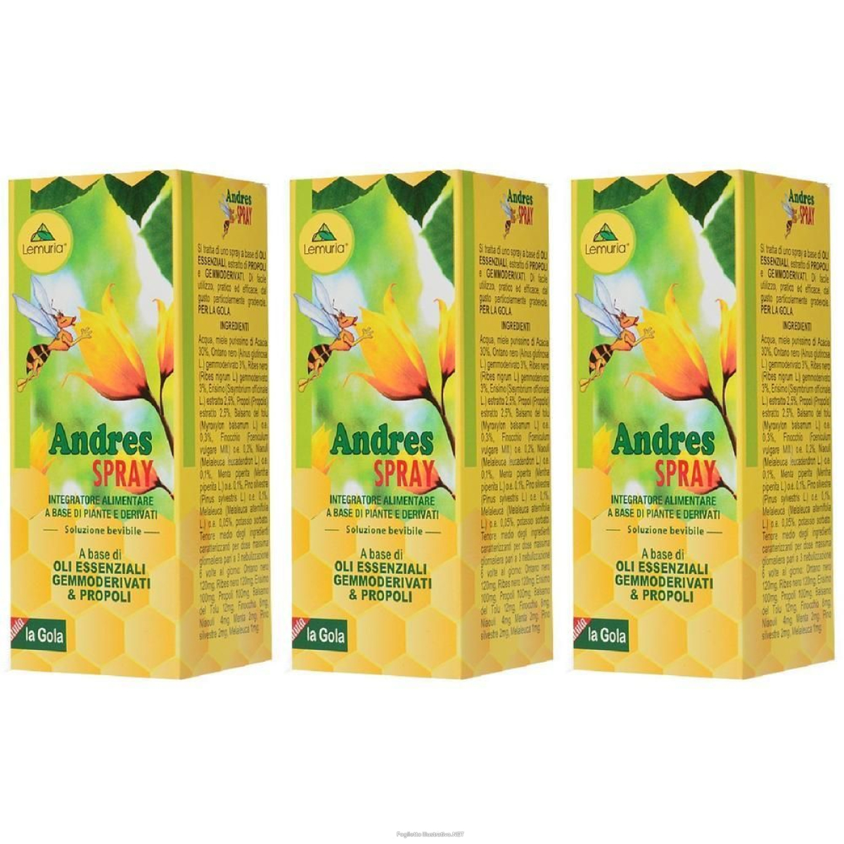 Cerca Offerte di andres spray 3x30 ml e acquista online