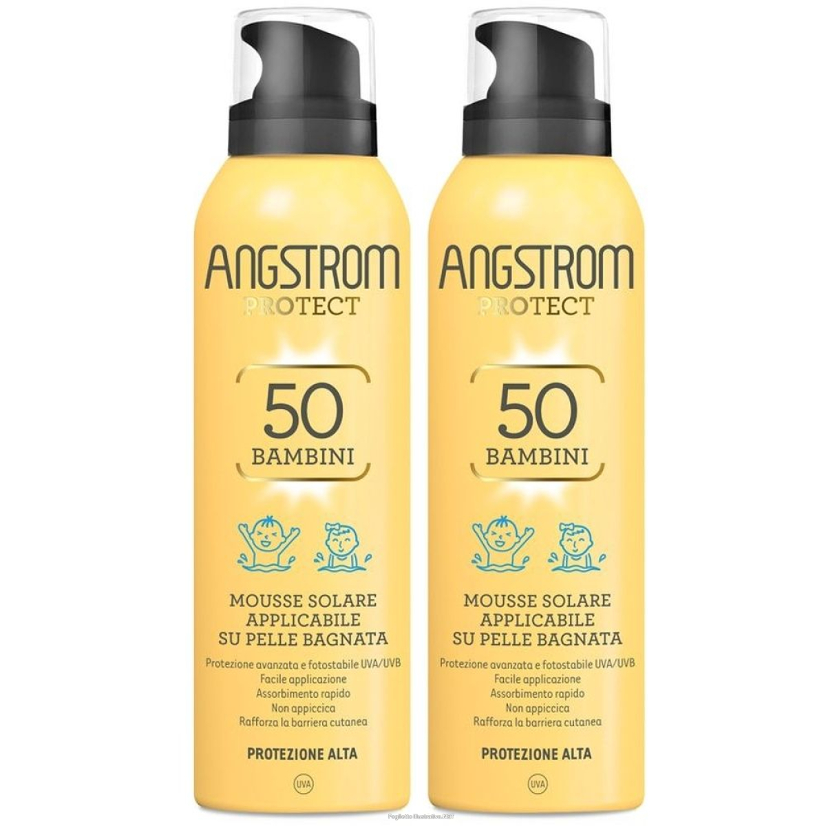 Cerca Offerte di angstrom kids mousse spf50 set da 2 2x150 ml spray e acquista online