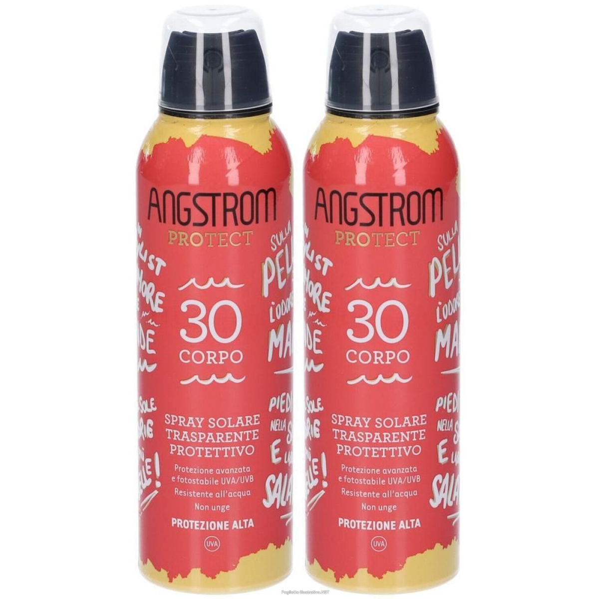 Cerca Offerte di angstrom protect spray solare trasparente protettivo corpo spf30 2x200 e acquista online