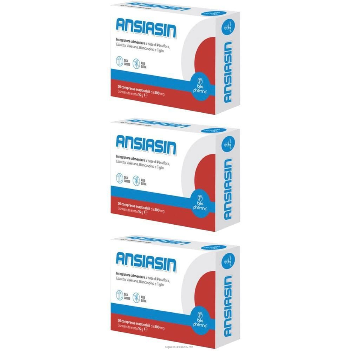 Cerca Offerte di ansiasin 30 compresse masticabili 3x15 g masticabili e acquista online