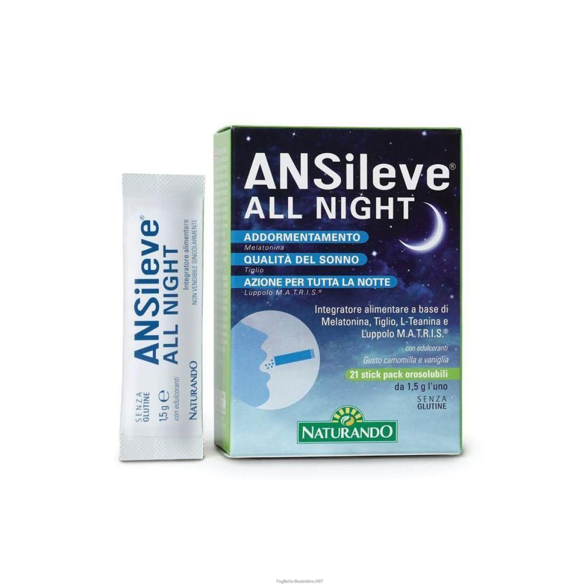 Cerca Offerte di ansileve all night 21 stick pack orosolubili 4x21 pz e acquista online