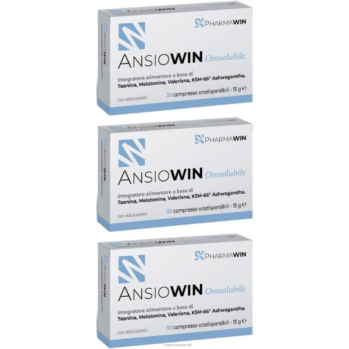 Cerca Offerte di ansiowin orosolubile 30 compresse 3x15 g e acquista online