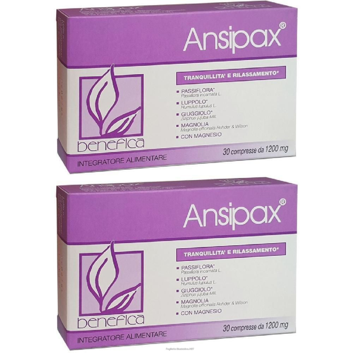Cerca Offerte di ansipax 30 compresse benefica 2x30 pz e acquista online