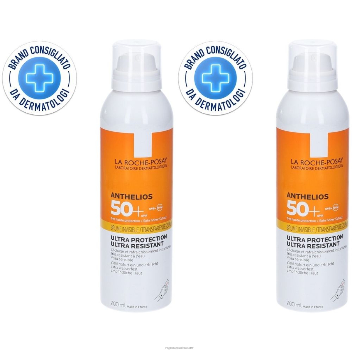 Cerca Offerte di anthelios spray invisibile 50 doublepack 2x200 ml e acquista online
