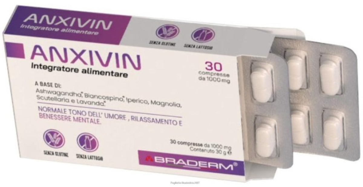 Cerca Offerte di anxivin integratore per il normale tono dell'umore rilassamento e benessere mentale 30 compresse e acquista online