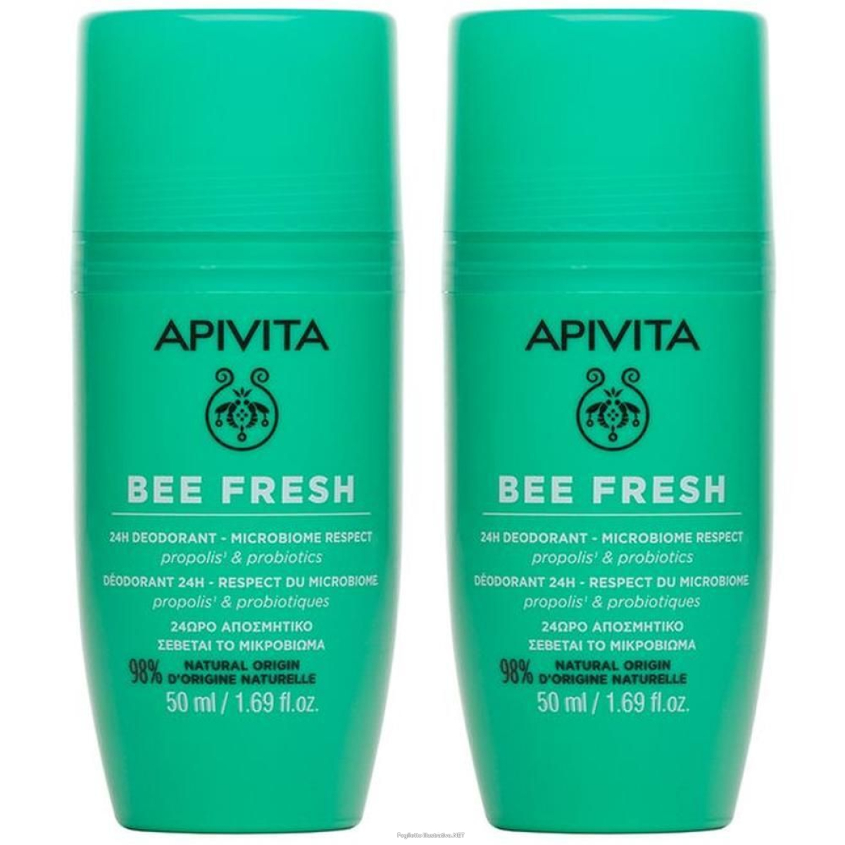 Cerca Offerte di apivita bee fresh deodorante roll on 2x50 ml e acquista online