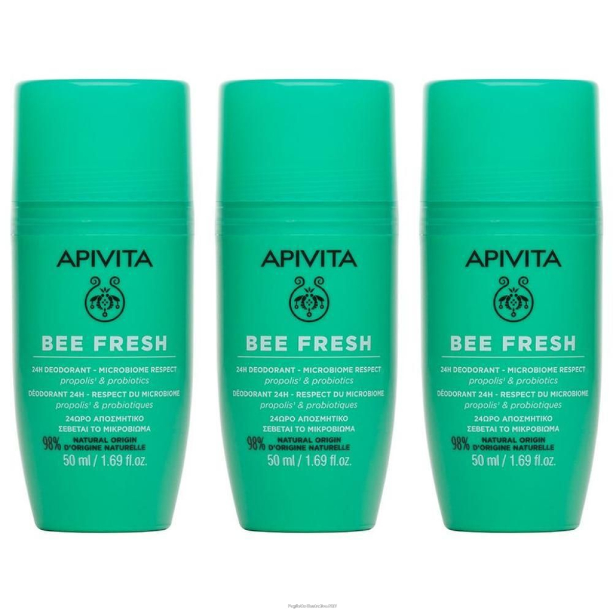 Cerca Offerte di apivita bee fresh deodorante roll on 3x50 ml e acquista online