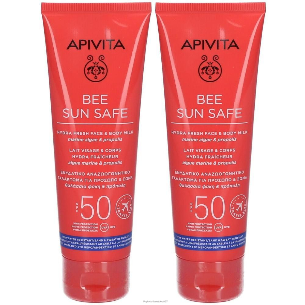 Cerca Offerte di apivita bee sun safe latte hydra fresh viso e corpo spf50 2x100 ml cre e acquista online