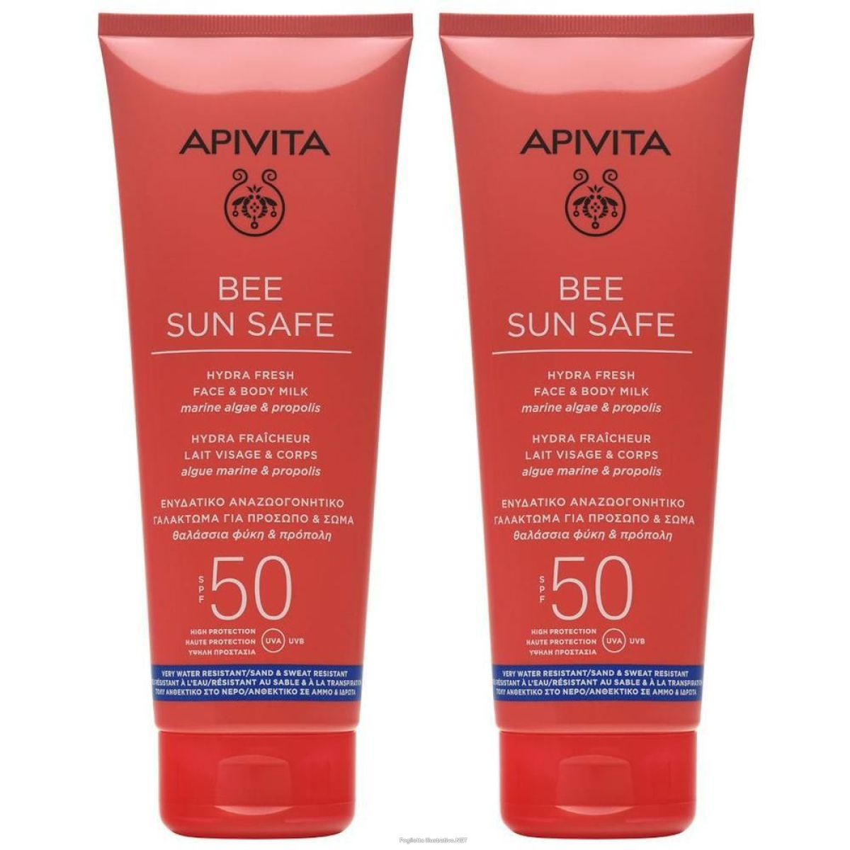 Cerca Offerte di apivita bee sun safe latte hydra fresh viso e corpo spf50 2x200 ml cre e acquista online