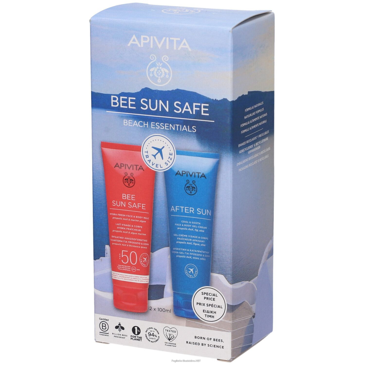 Cerca Offerte di apivita bee sun safe set crema-gel viso hydra fresh + aftersun gel-cre e acquista online