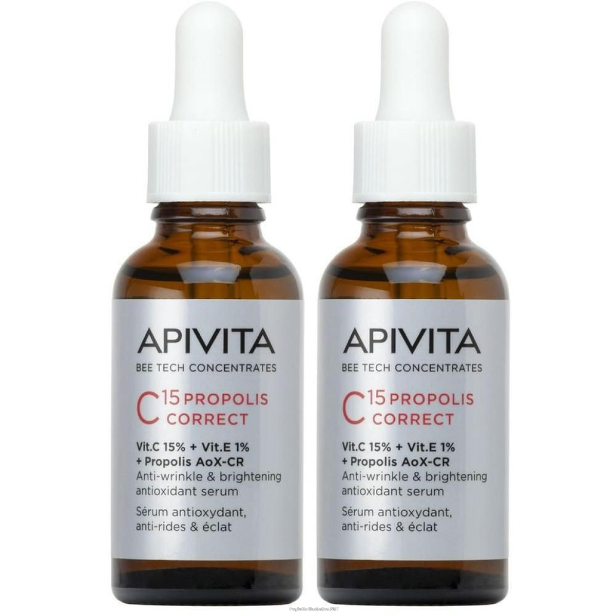 Cerca Offerte di apivita c15 propolis correct siero viso antirughe 2x30 ml e acquista online