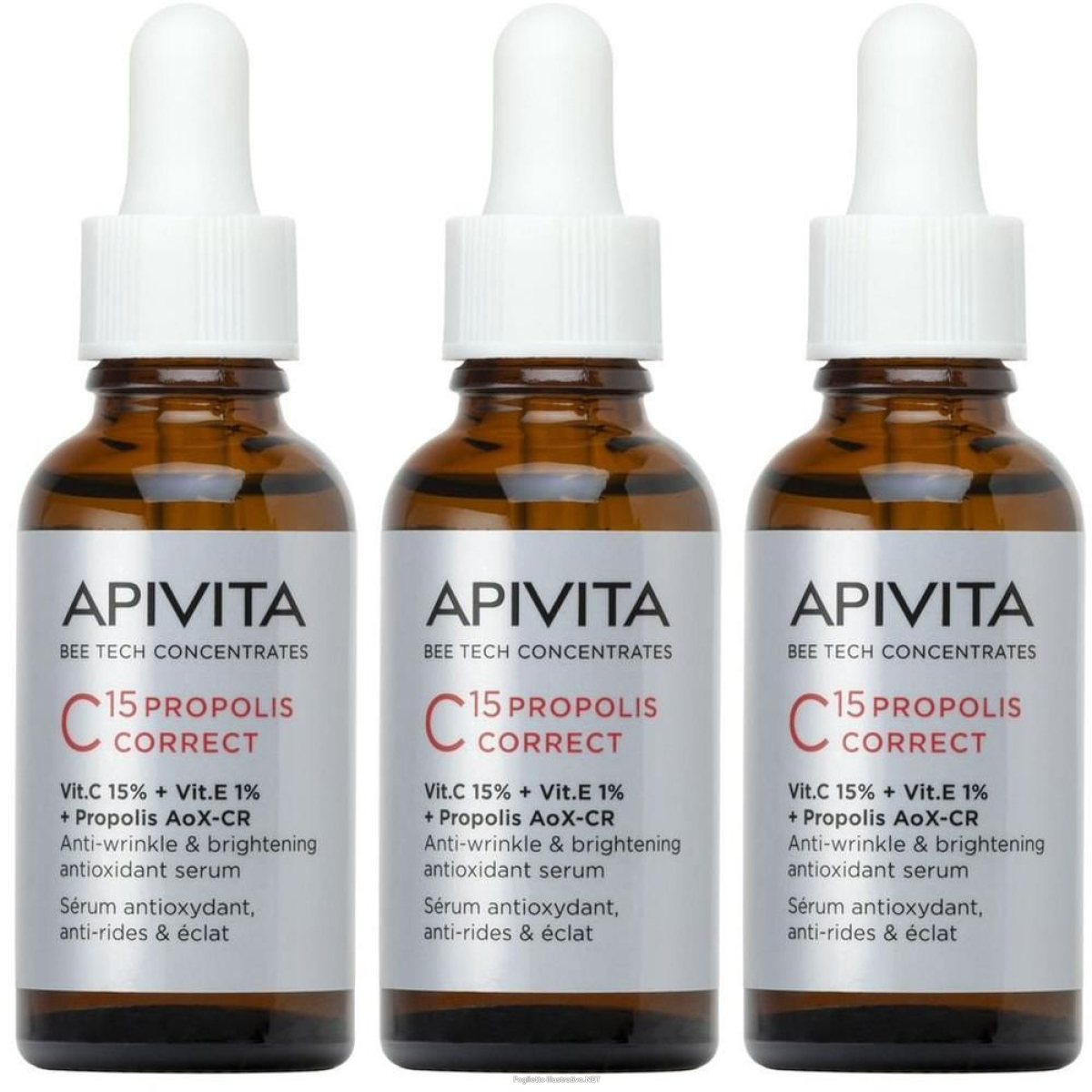 Cerca Offerte di apivita c15 propolis correct siero viso antirughe 3x30 ml e acquista online