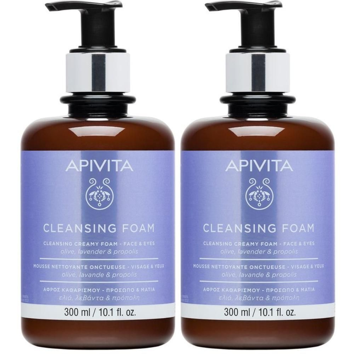 Cerca Offerte di apivita cleansing foam mousse detergente cremosa viso e occhi 2x300 ml e acquista online