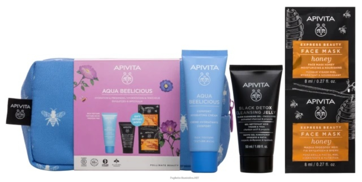 Cerca Offerte di apivita cofanetto aqua beelicious crema texture leggera+ gel detergente viso+ maschera+ pochette e acquista online