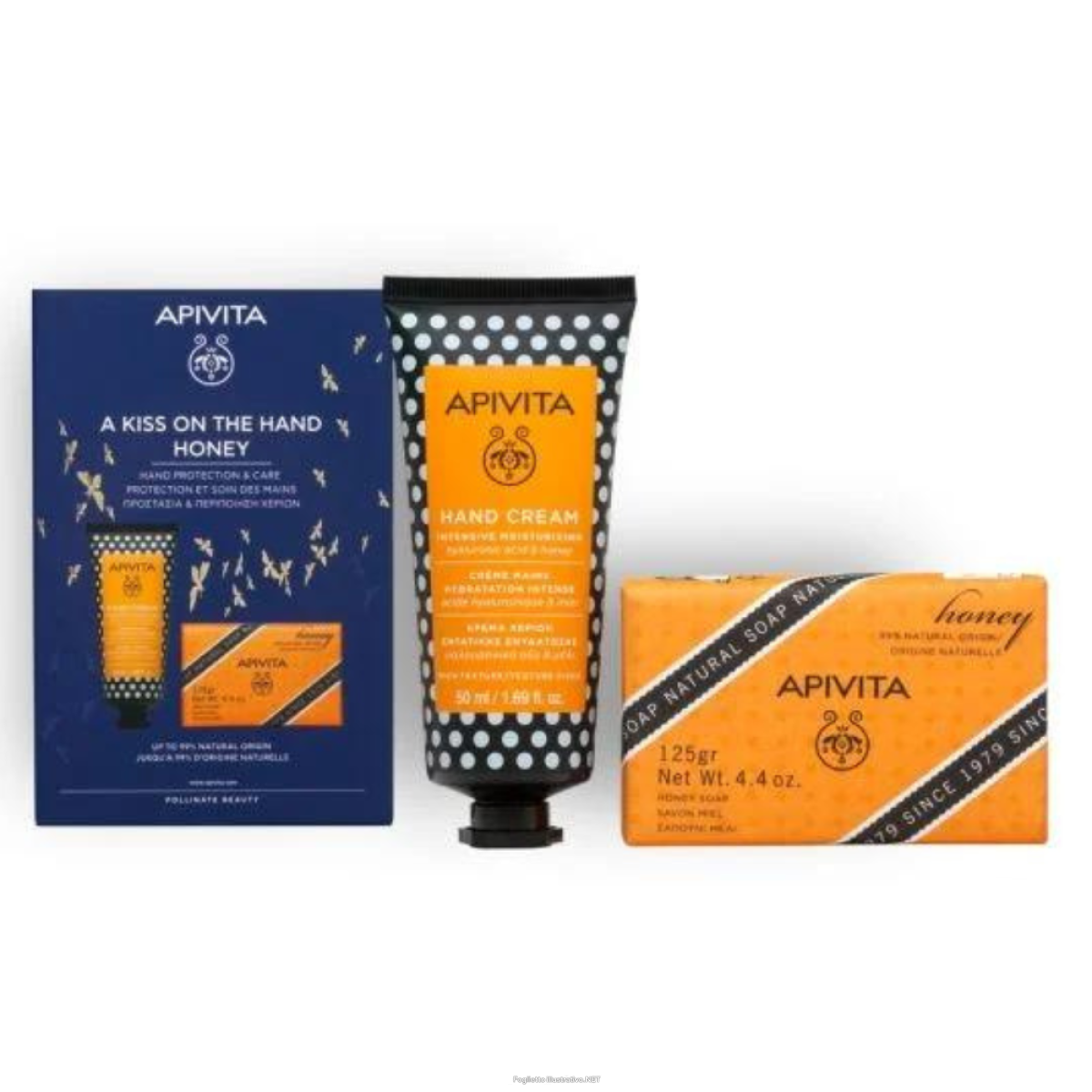 Cerca Offerte di apivita cofanetto crema mani idratante 50ml + sapone naturale al miele 125g e acquista online