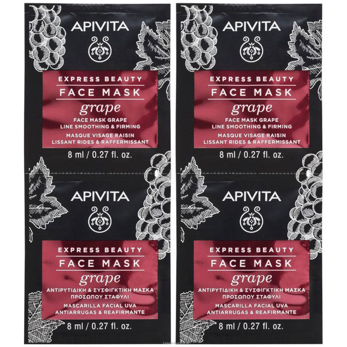 Cerca Offerte di apivita express beauty face mask grape set da 2 2x16 ml maschera viso e acquista online