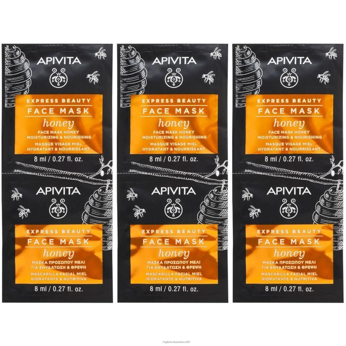 Cerca Offerte di apivita express beauty face mask honey 3x16 ml e acquista online