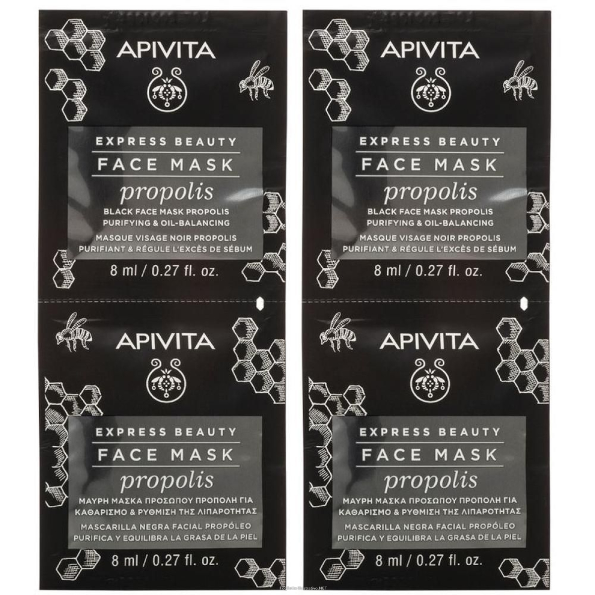 Cerca Offerte di apivita express beauty face mask propolis 2x16 ml maschera viso e acquista online