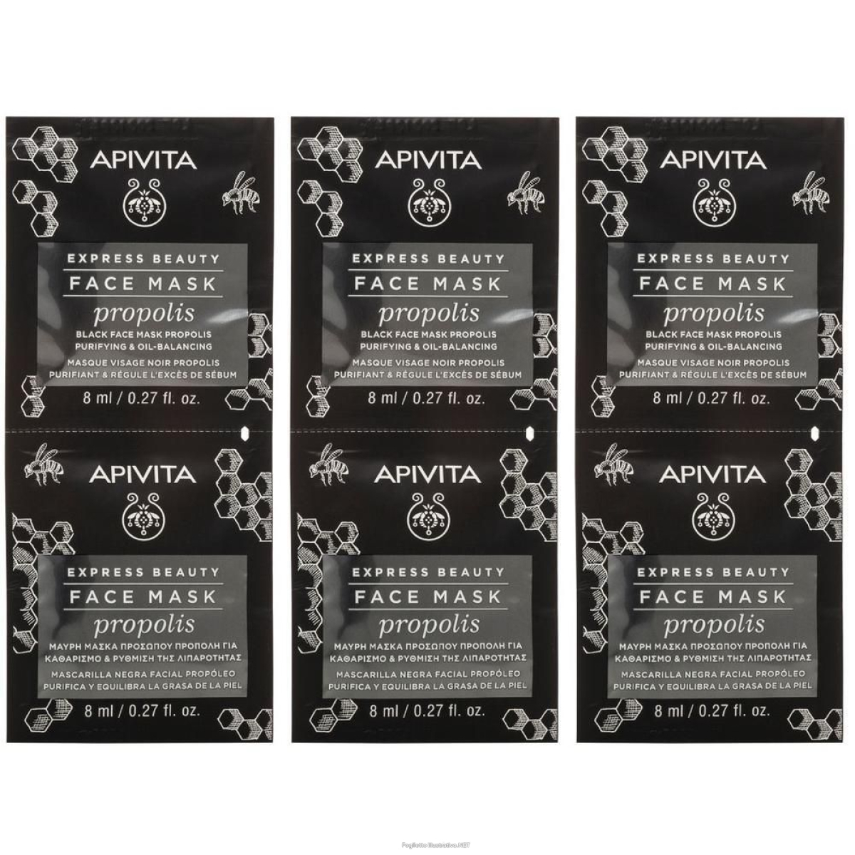 Cerca Offerte di apivita express beauty face mask propolis 3x16 ml maschera viso e acquista online