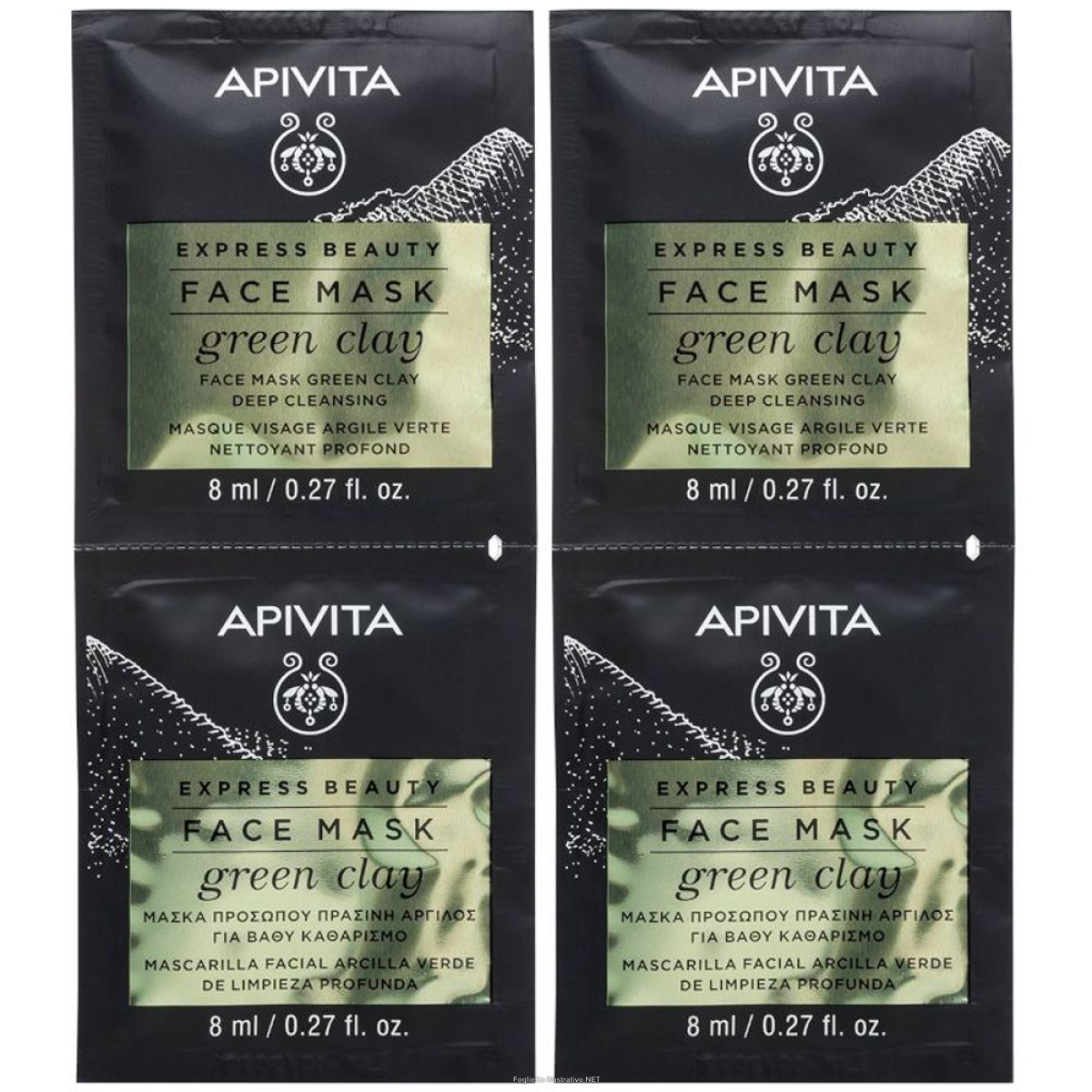 Cerca Offerte di apivita express beauty maschera viso con argilla verde set da 2 2x16 m e acquista online