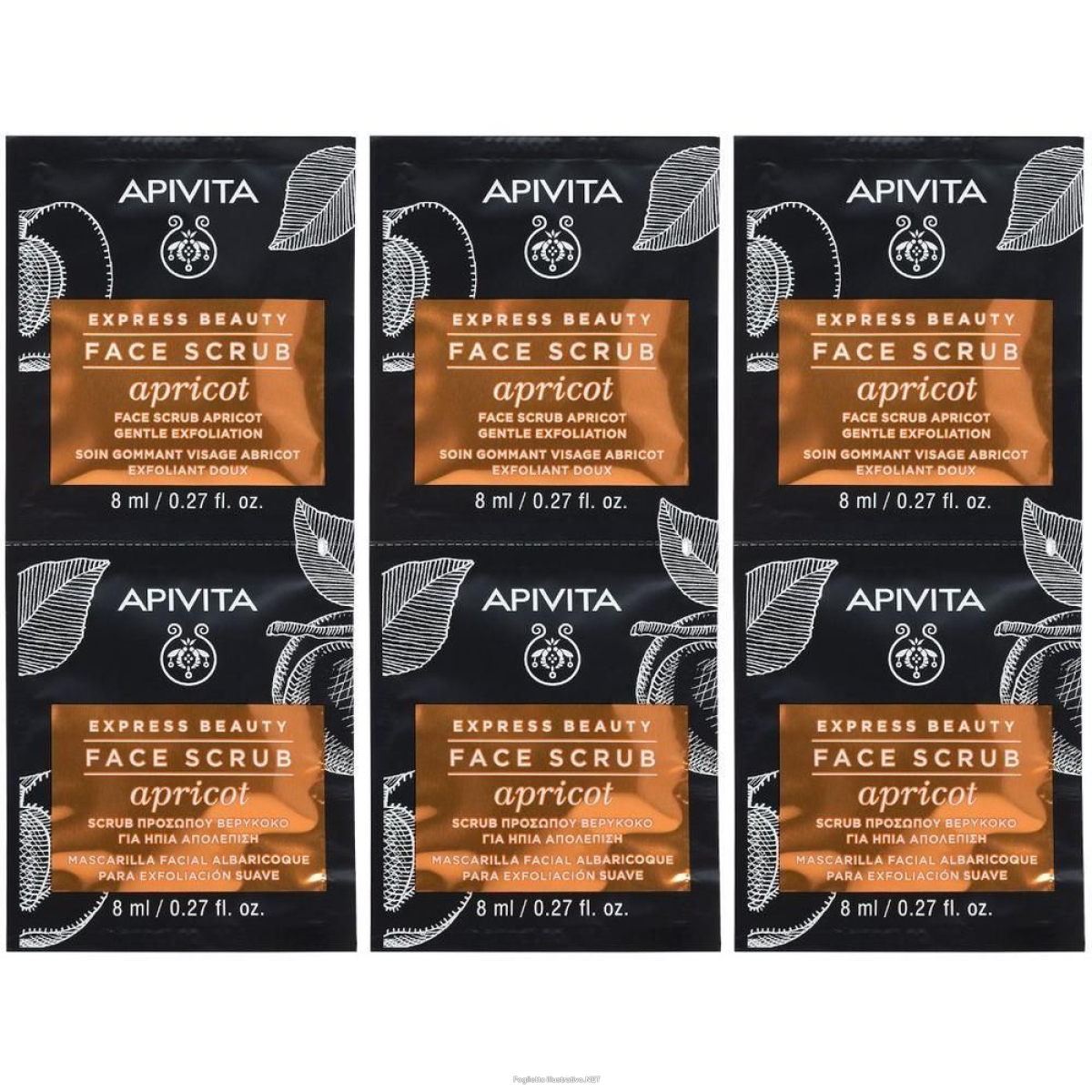 Cerca Offerte di apivita express beauty scrub viso con albicocca 2x8 ml peeling e acquista online