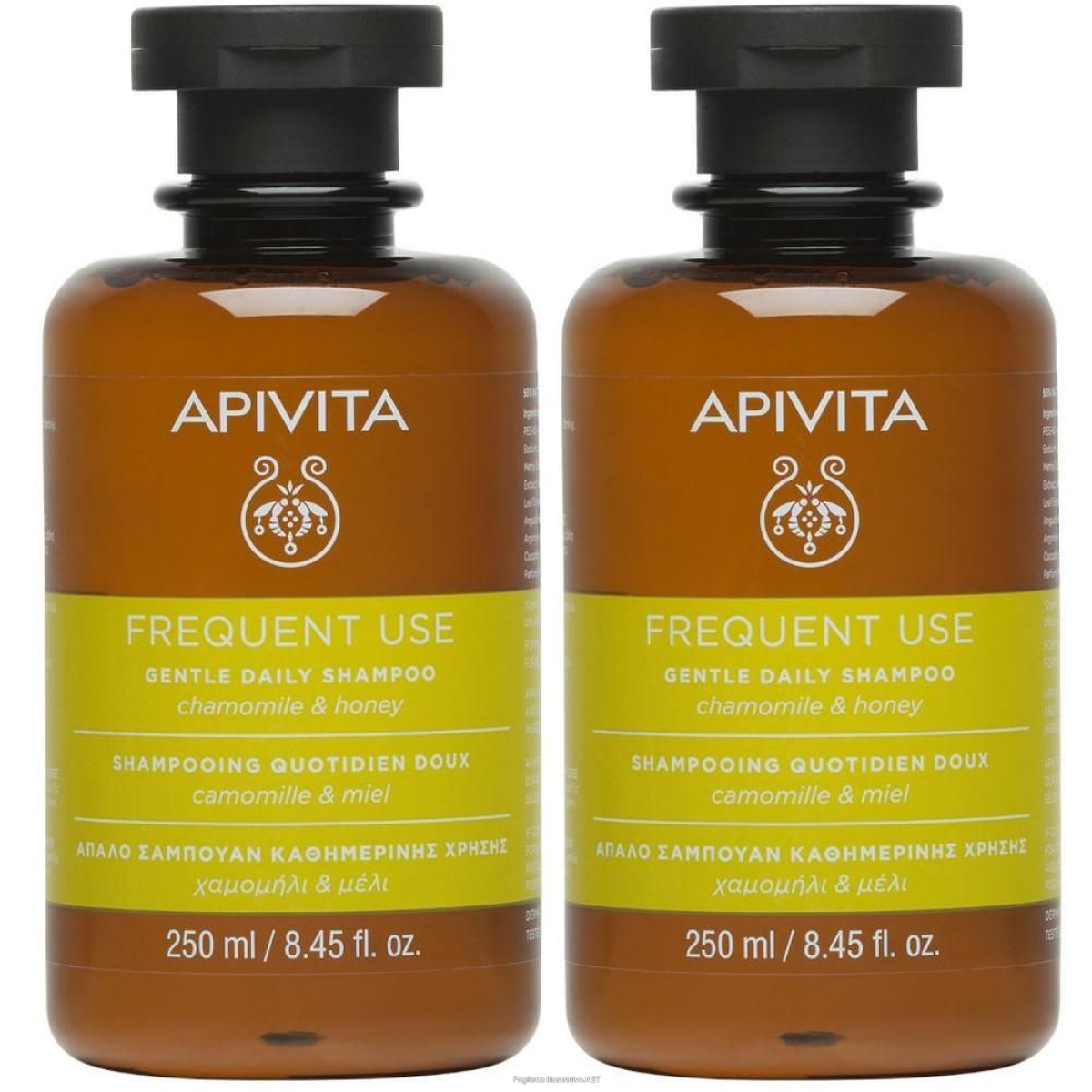 Cerca Offerte di apivita frequent use shampoo delicato uso frequente 2x250 ml e acquista online