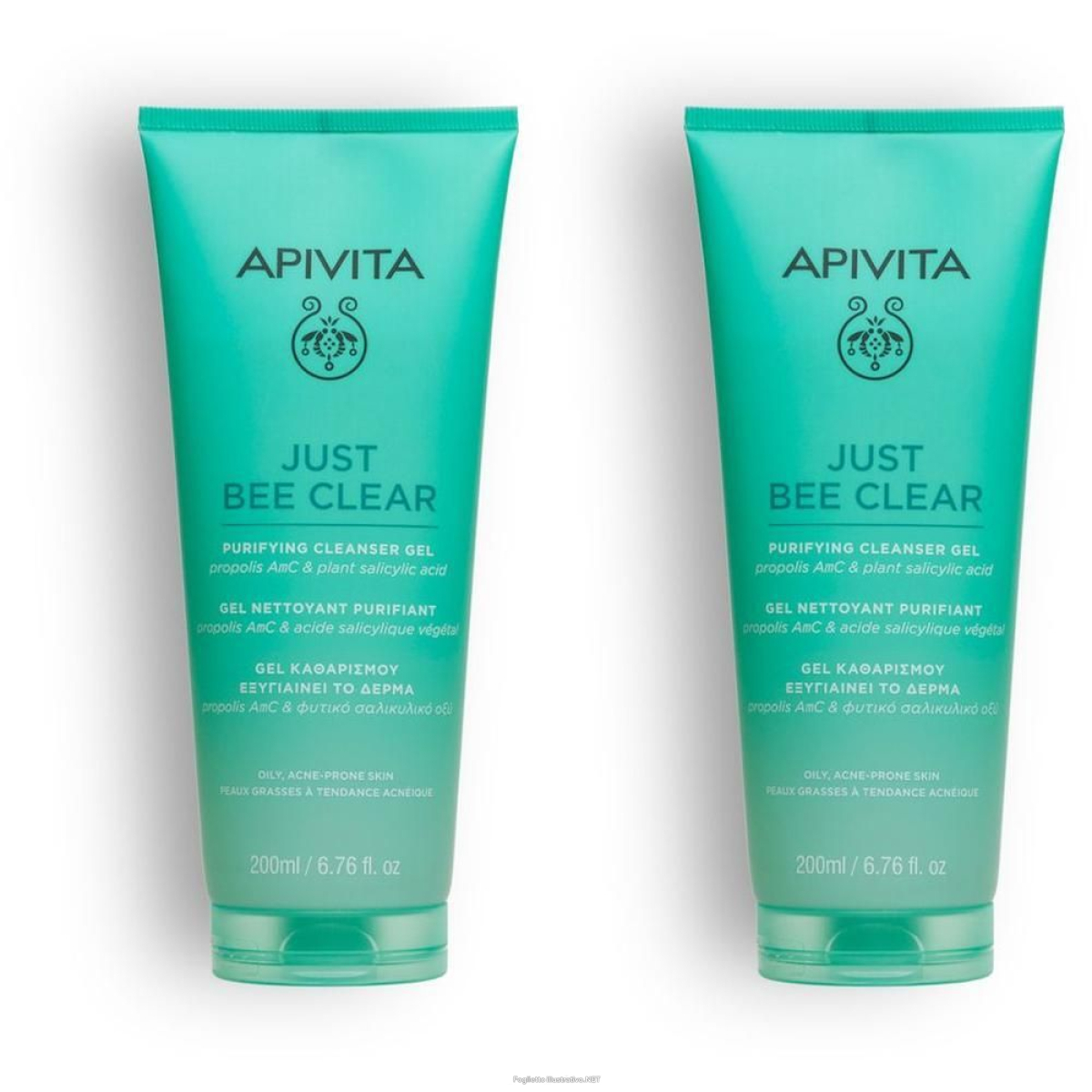 Cerca Offerte di apivita just bee clear gel detergente purificante viso 2x200 ml e acquista online