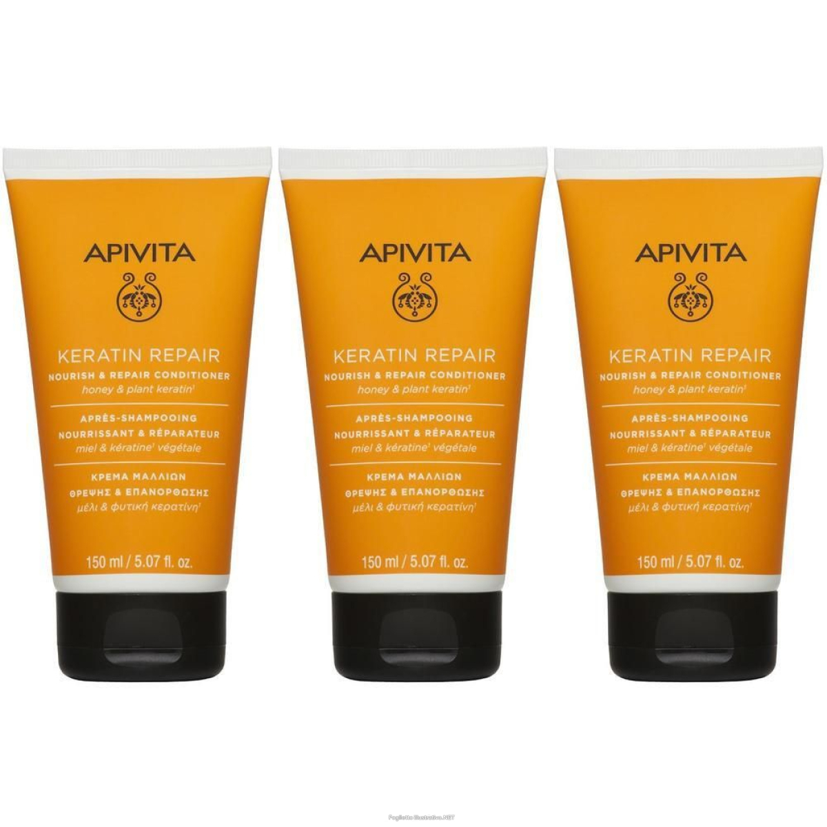 Cerca Offerte di apivita keratin repair balsamo nutriente riparatore 3x150 ml e acquista online