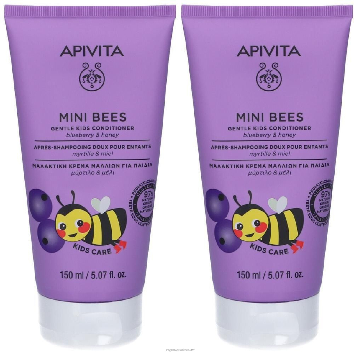 Cerca Offerte di apivita mini bees balsamo delicato bimbi 2x150 ml per capelli e acquista online