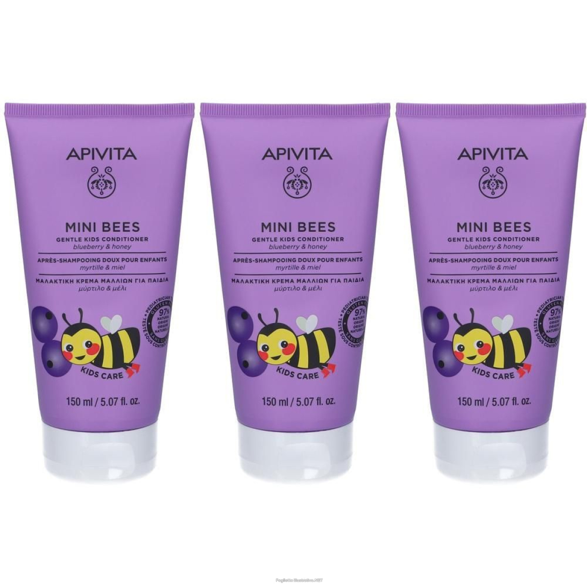 Cerca Offerte di apivita mini bees balsamo delicato bimbi 3x150 ml per capelli e acquista online