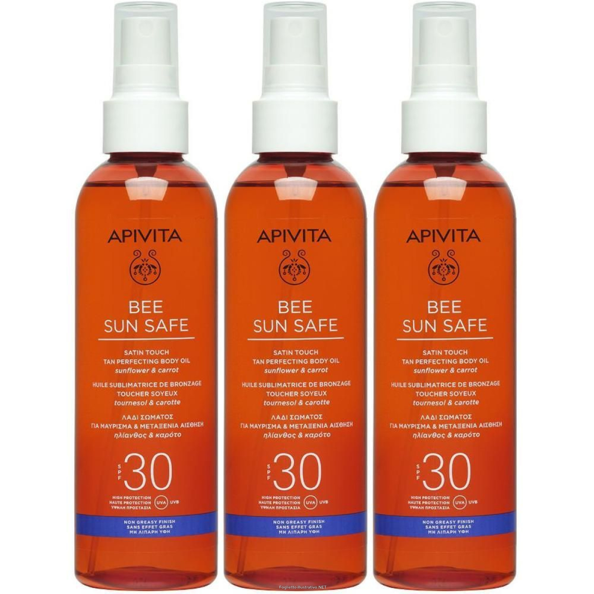 Cerca Offerte di apivita olio corpo abbronzante spf30 3x200 ml e acquista online
