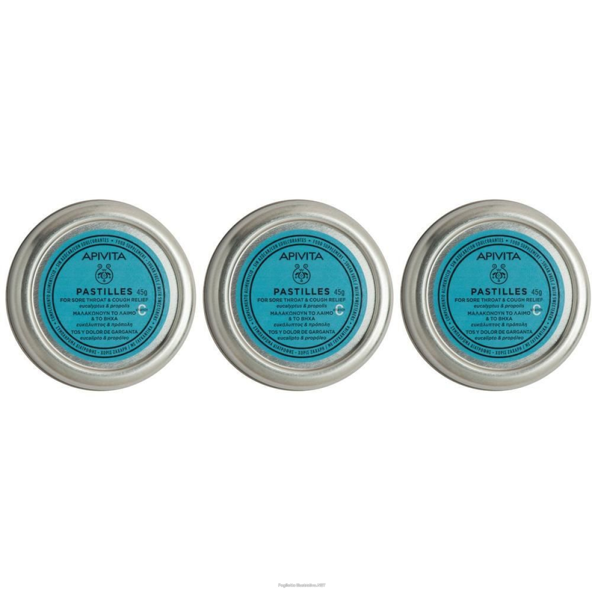 Cerca Offerte di apivita pastilles eucalipto & propoli 3x45 g pastiglie e acquista online