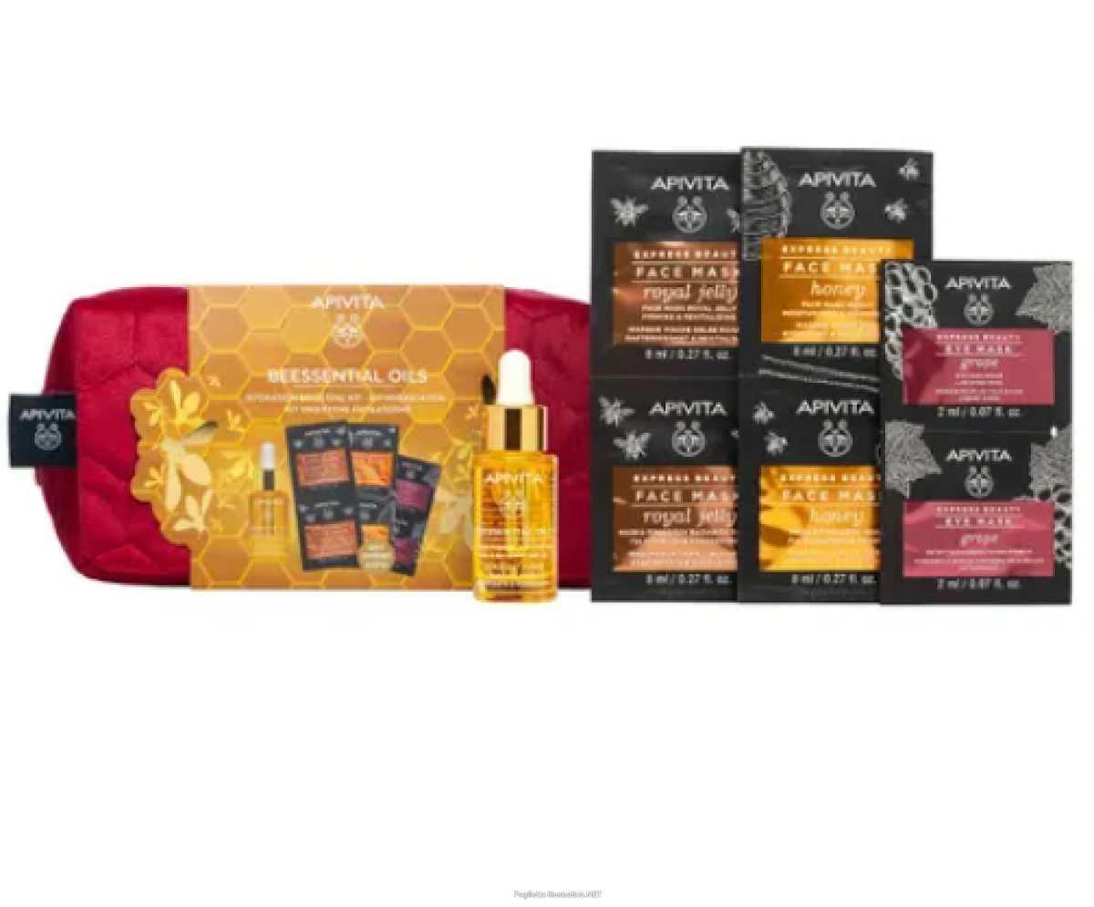 Cerca Offerte di apivita promo beessential oils cofanetto express beauty con olio idratante + maschere viso e occhi e acquista online