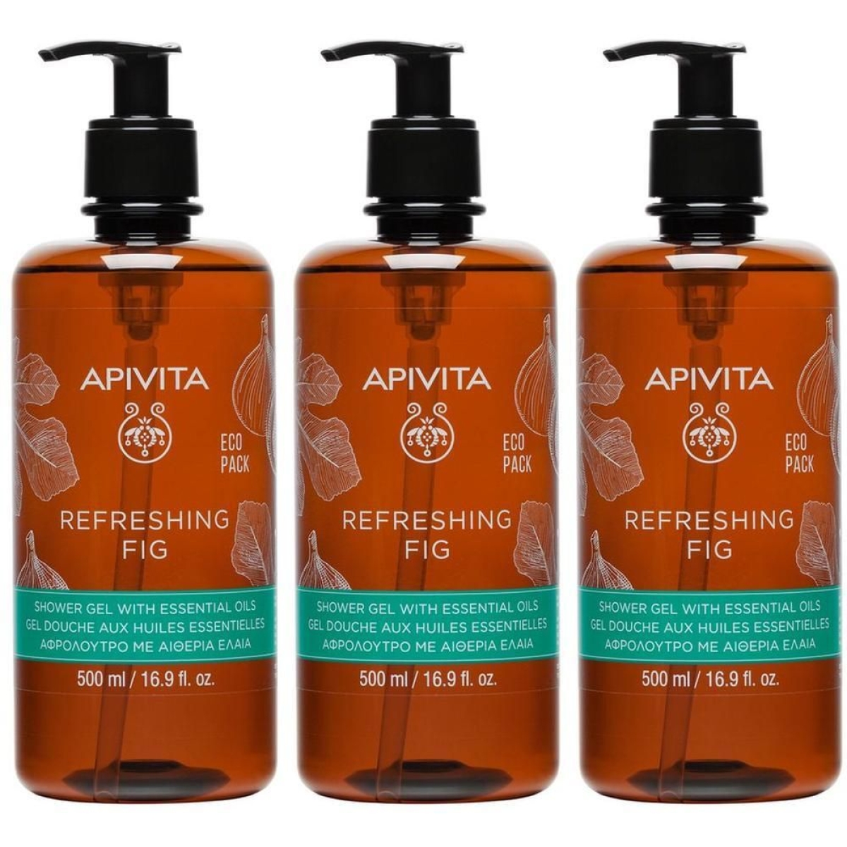 Cerca Offerte di apivita refreshing fig gel doccia con oli essenziali 3x500 ml e acquista online