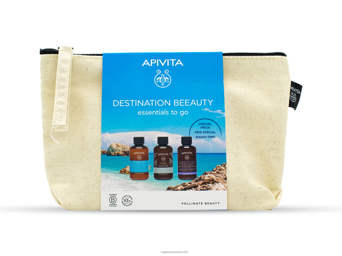 Cerca Offerte di apivita set da viaggio destination beauty con shampoo + gel doccia + mousse detergente e pochette in regalo e acquista online