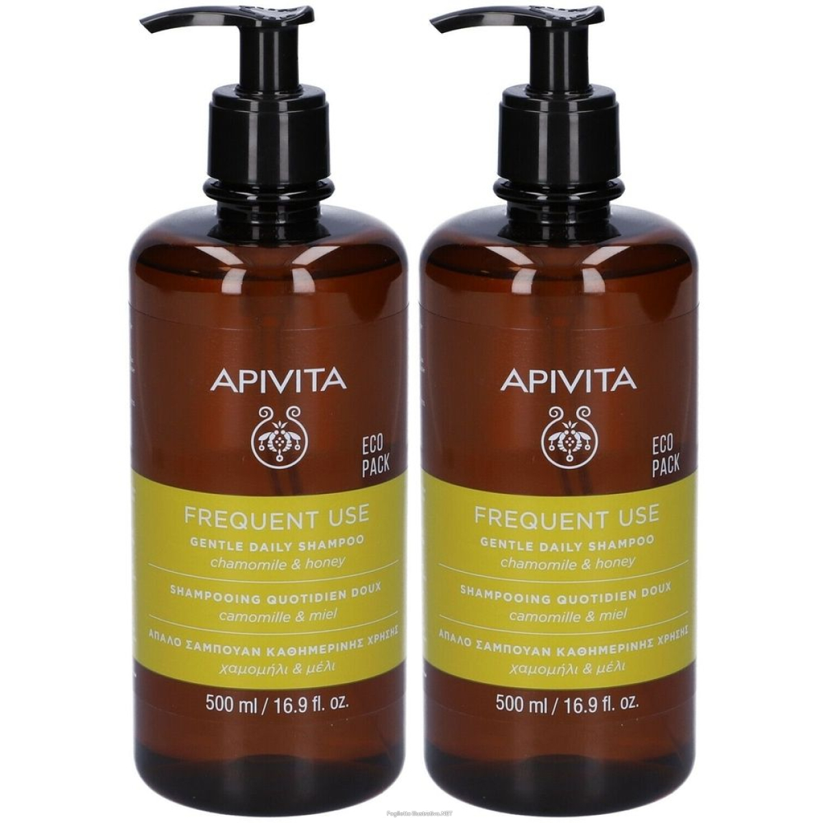 Cerca Offerte di apivita shampoo delicato uso frequente set da 2 2x500 ml e acquista online