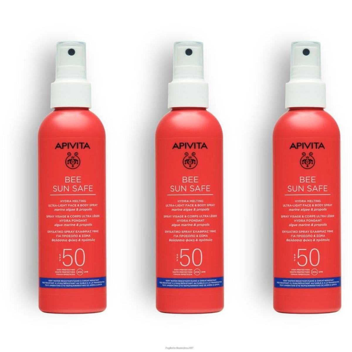 Cerca Offerte di apivita spray hydra melting viso e corpo ultra-leggero spf50 3x200 ml e acquista online