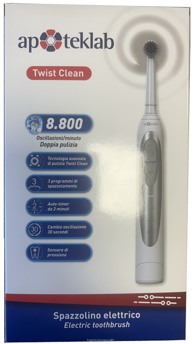 Cerca Offerte di apoteklab twist clean spazzolino elettrico oscillante e acquista online