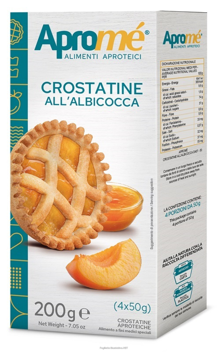 Cerca Offerte di aprome' crostatine albicocca 4 pezzi da 50 g e acquista online