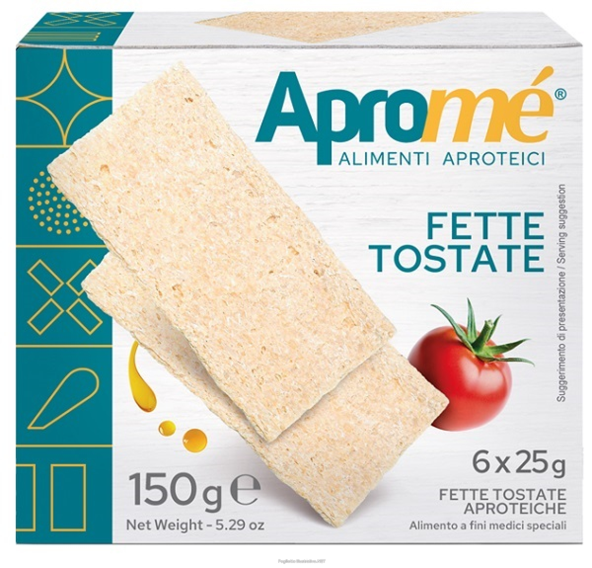 Cerca Offerte di apromè fette tostate aproteiche 6 porzioni da 25 grammi e acquista online