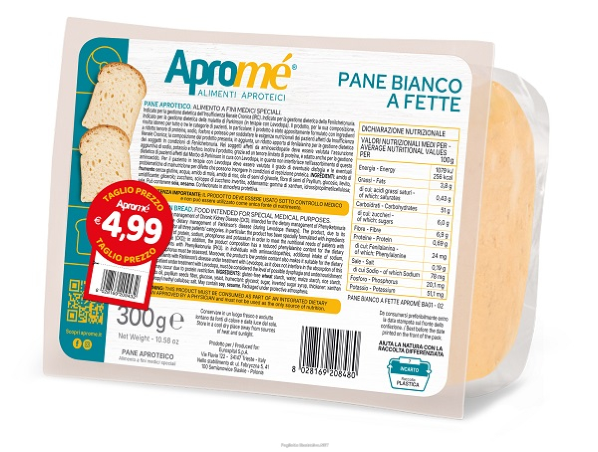 Cerca Offerte di aprome' pane bianco fette taglio prezzo 300 g e acquista online
